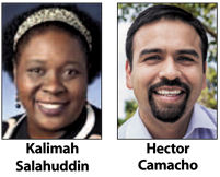 Kalimah Salahuddin and Hector Camacho